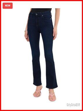 Petite High-Rise Manhattan Boot Jeans Reverse Beltloops